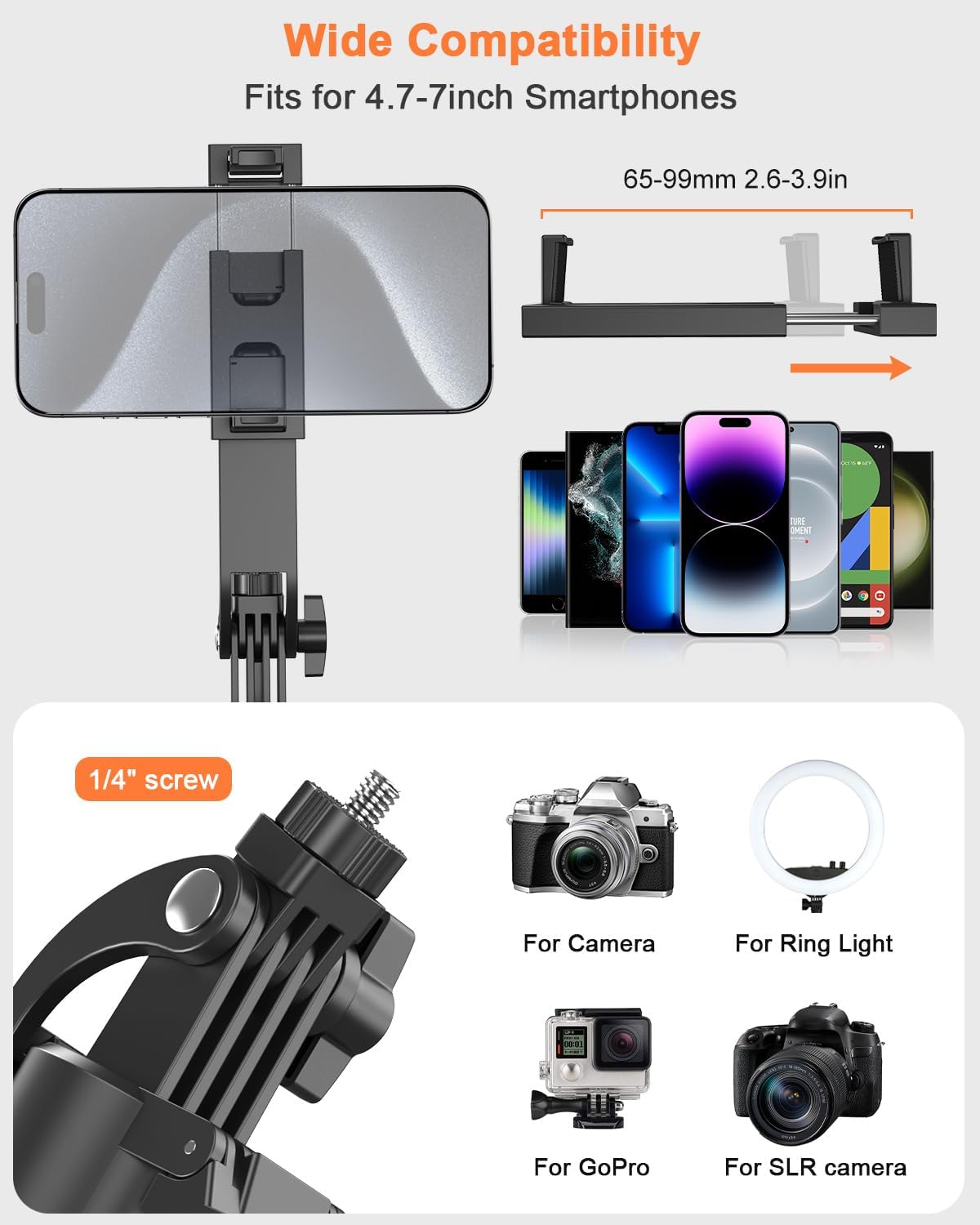 Thumbnail 6 de Yeaki 71” Auto Face Tracking Tripod for iPhone
