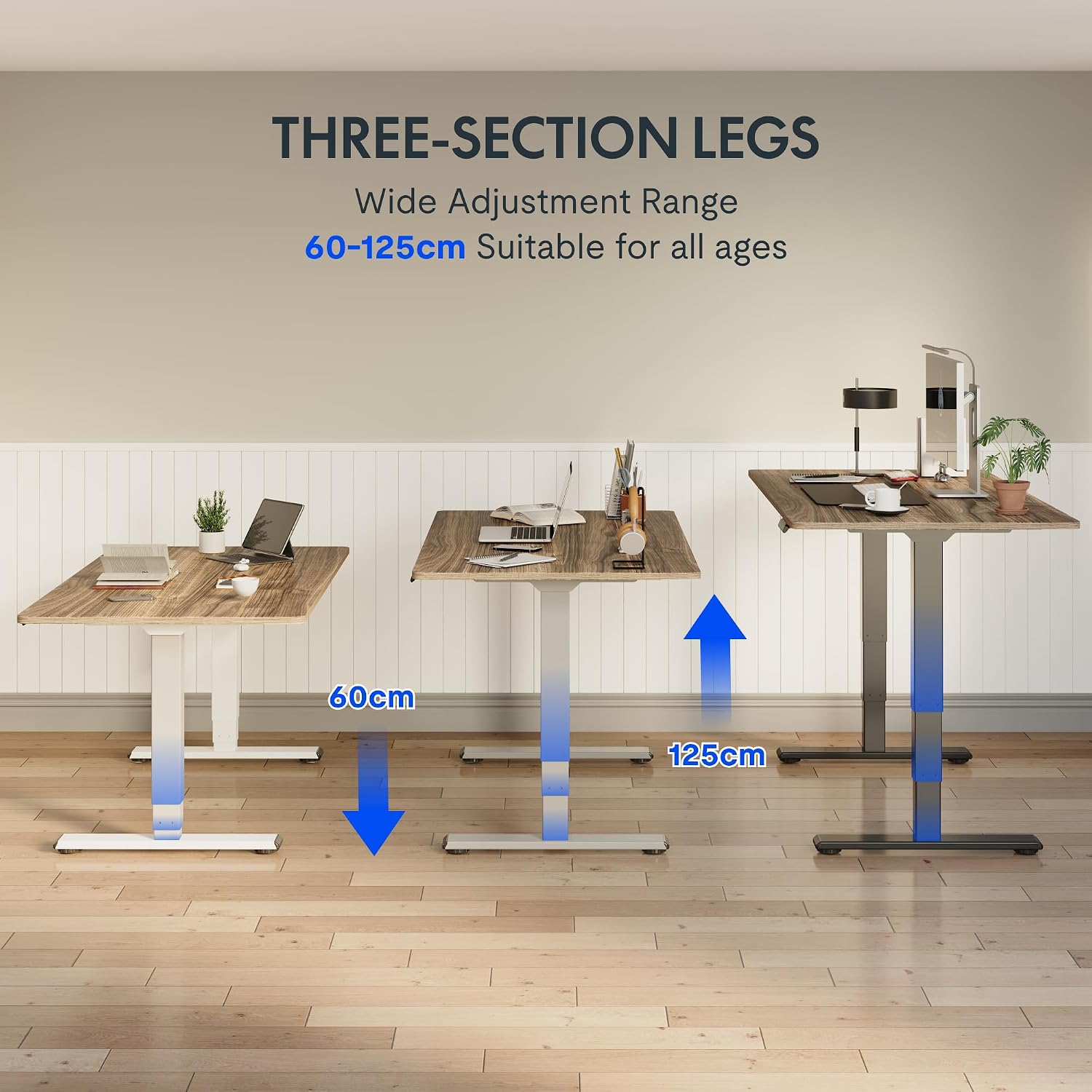 Detalle de FLEXISPOT EC5 Lite scrivania elettrica 140×80
