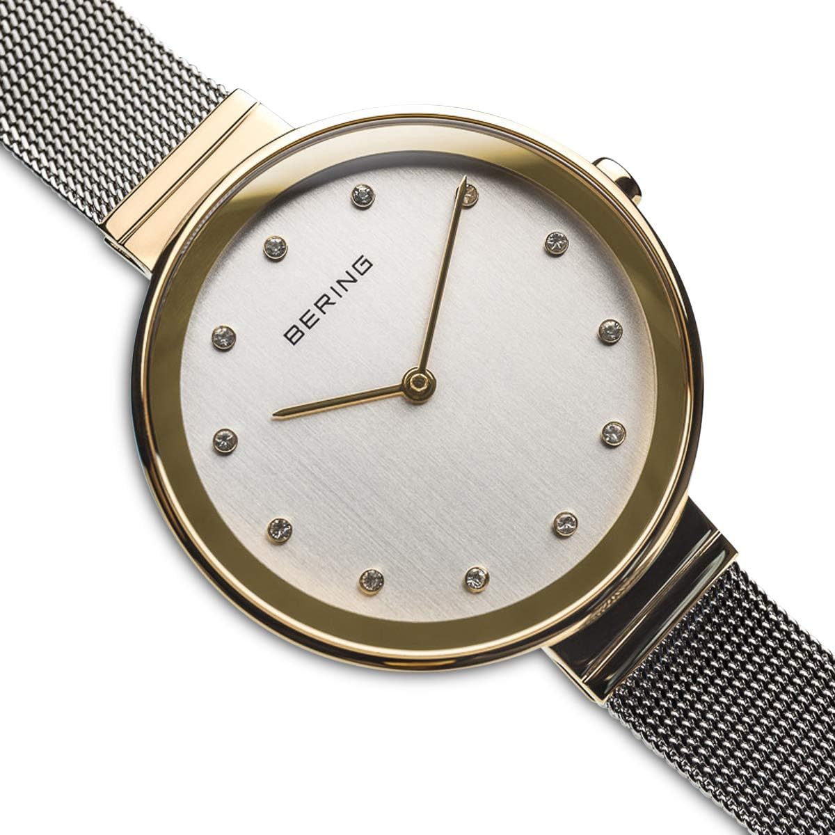 Thumbnail 2 de BERING Donna Analogico Quarzo Classic – Orologio con Cinturino in Acciaio Inossidabile e Vetro Zaffiro, 34 mm