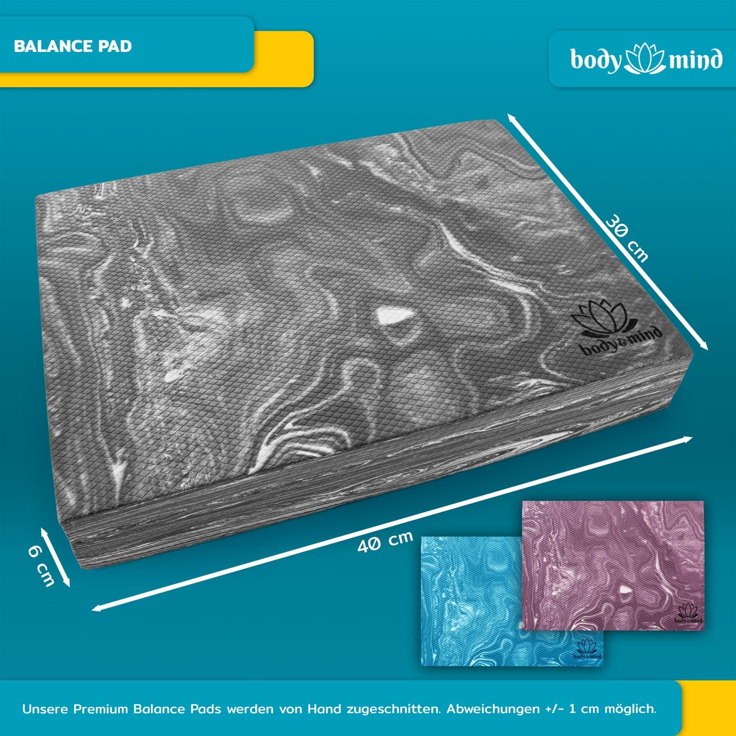 Thumbnail 6 de Body & Mind Balance-Pad - Planche d'équilibre en mousse TPE 40x29 cm
