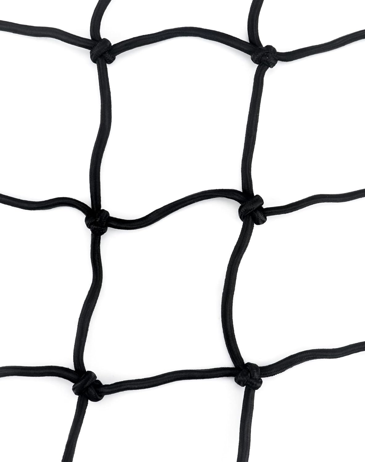 Thumbnail 4 de QWORK 2X Motorcycle Cargo Net and 2X Elastic Rope with Hook – 40x40 cm Bungee Net, 60 cm Straps
