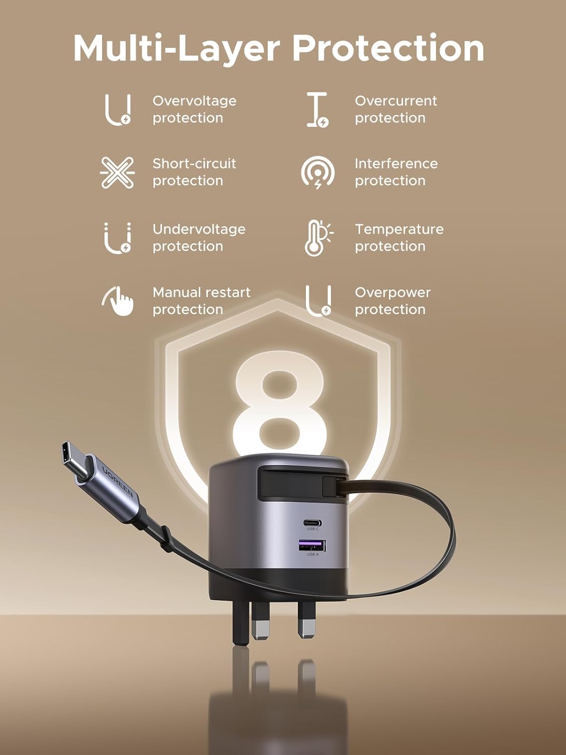 Thumbnail 6 de UGREEN Nexode 65W USB C charger