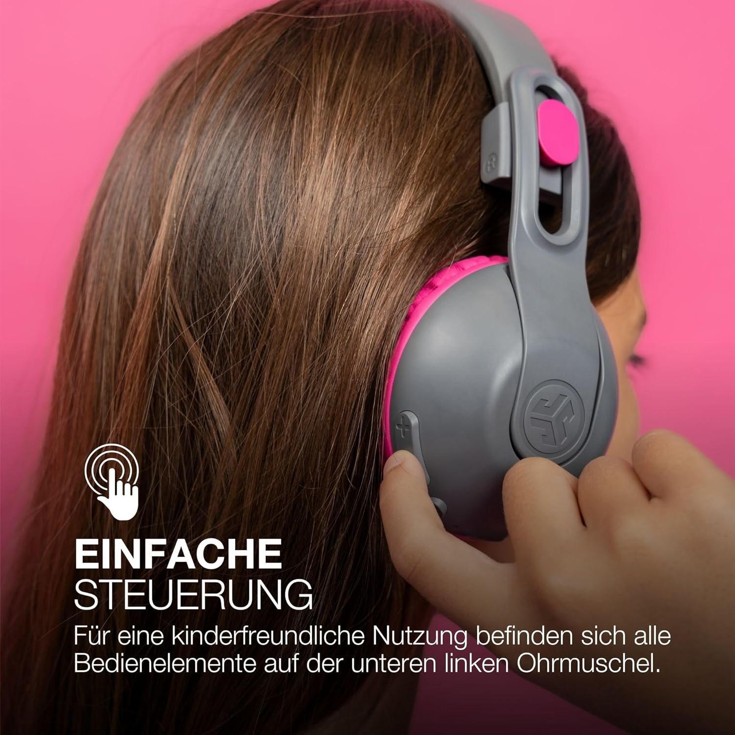 Thumbnail 5 de JLab JBuddies Studio 2 Kinder-Kopfhörer (Bluetooth, Lautstärke begrenzt bis 95 dB, Mikrofon)