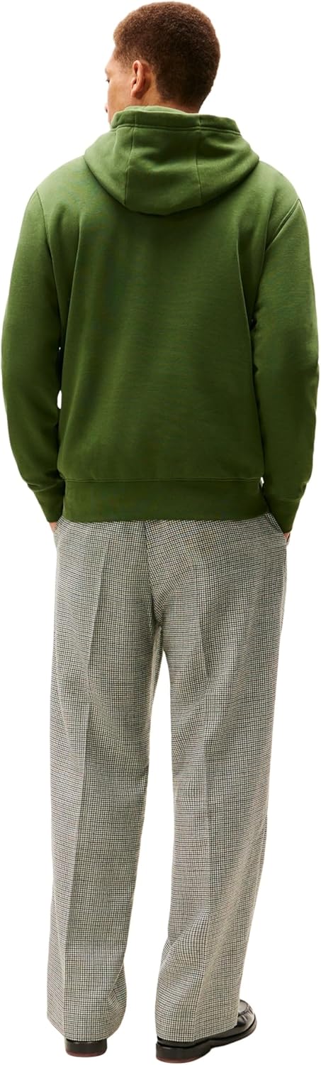 Detalle de Tommy Hilfiger Men BRAND LOVE BIG HILFIGER pullover hoodie (MW0MW41427) in green, size M