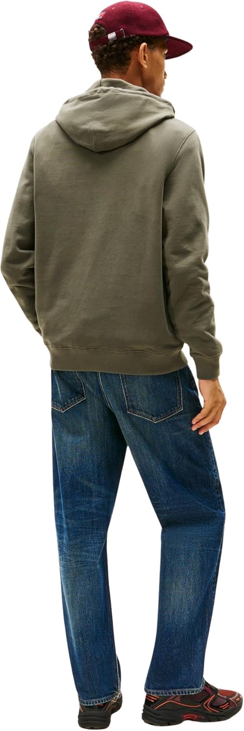 Thumbnail 1 de Tommy Jeans Men’s Regular Fit Hoodie – 100% regenerative cotton casual hooded jumper