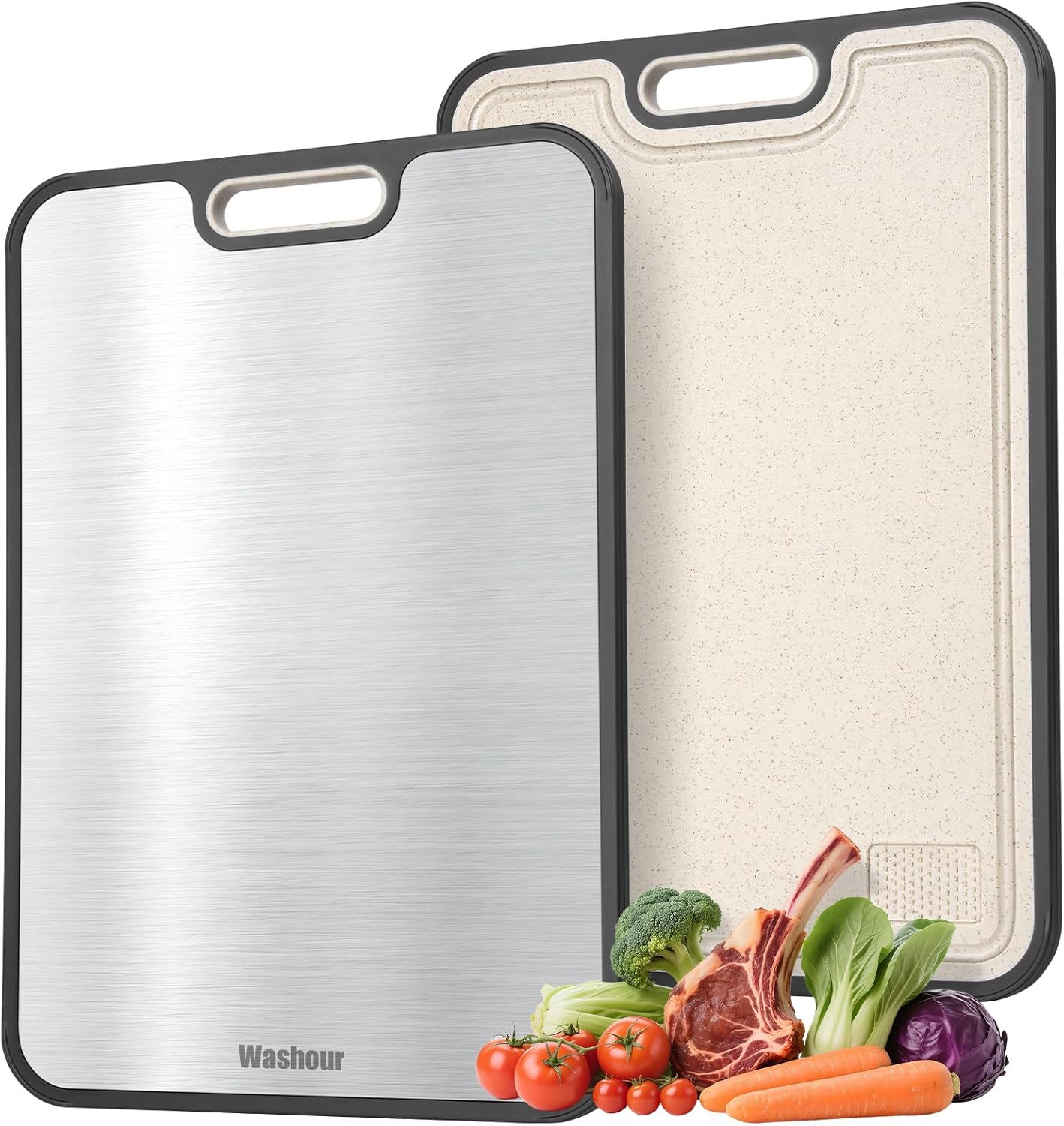 Detalle de Washour Titanium Cutting Board 16" ๐ช