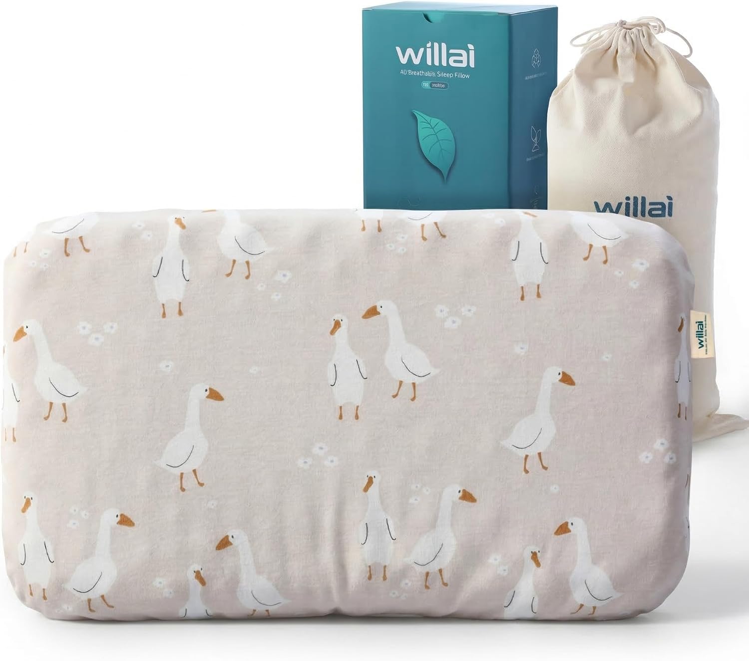 Detalle de Willai Toddler Pillow with Silicone Fill