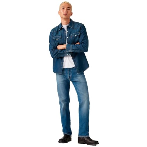 Detalle de Levi’s 501 Original The Fairway: vaquero azul de corte recto 33W / 30L para personalizar tu estilo