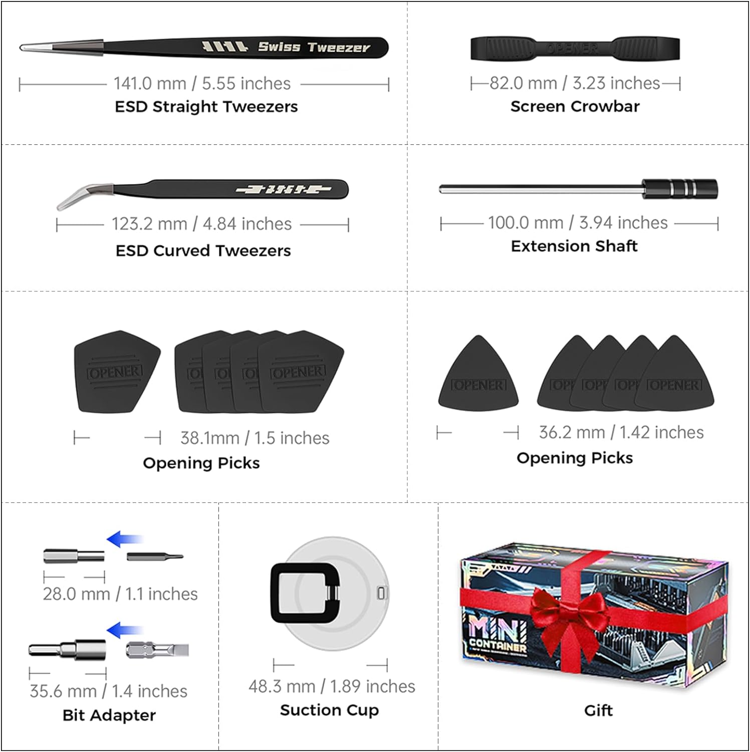 Thumbnail 4 de JAKEMY Electric Screwdriver Set with 160 Bits