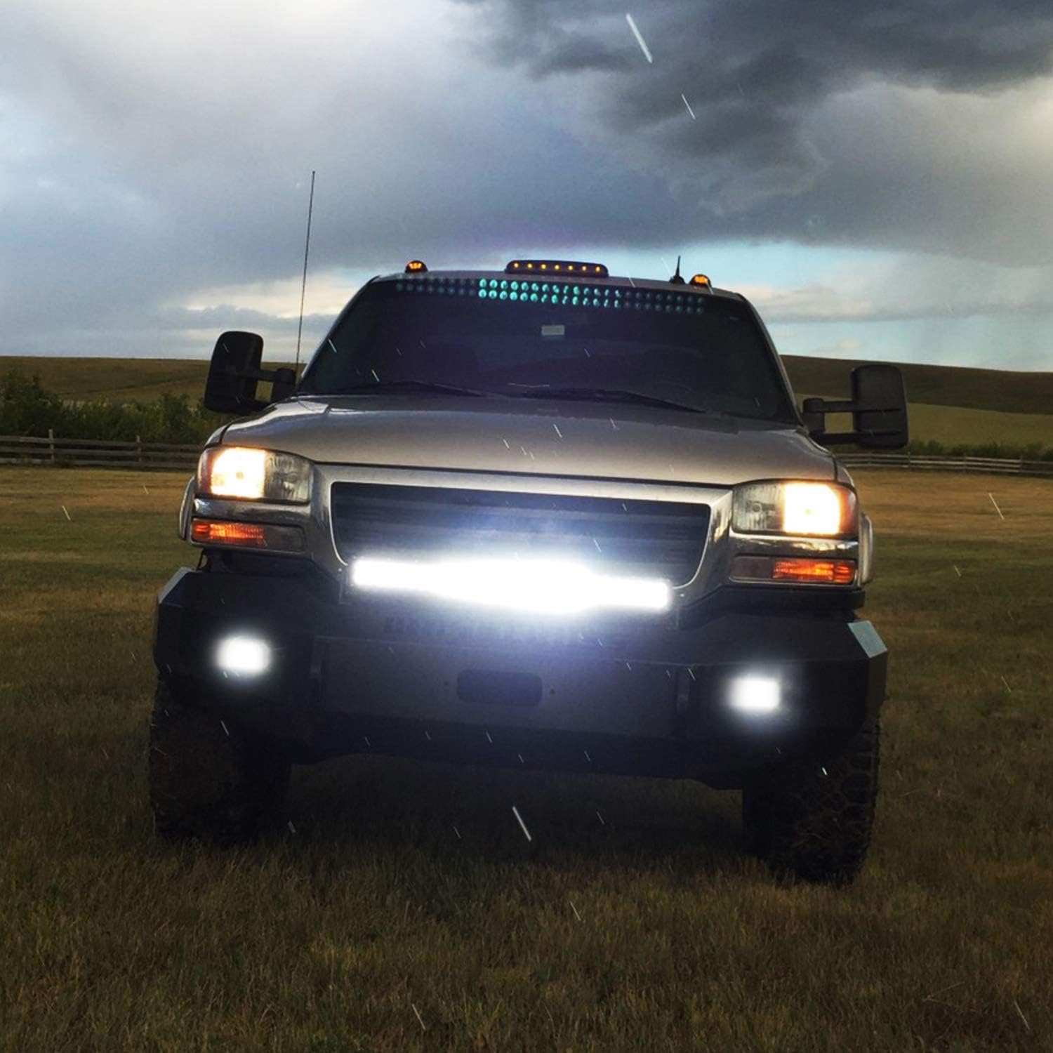 Detalle 2 de Nilight 420W 20-Inch Triple Row Light Bar