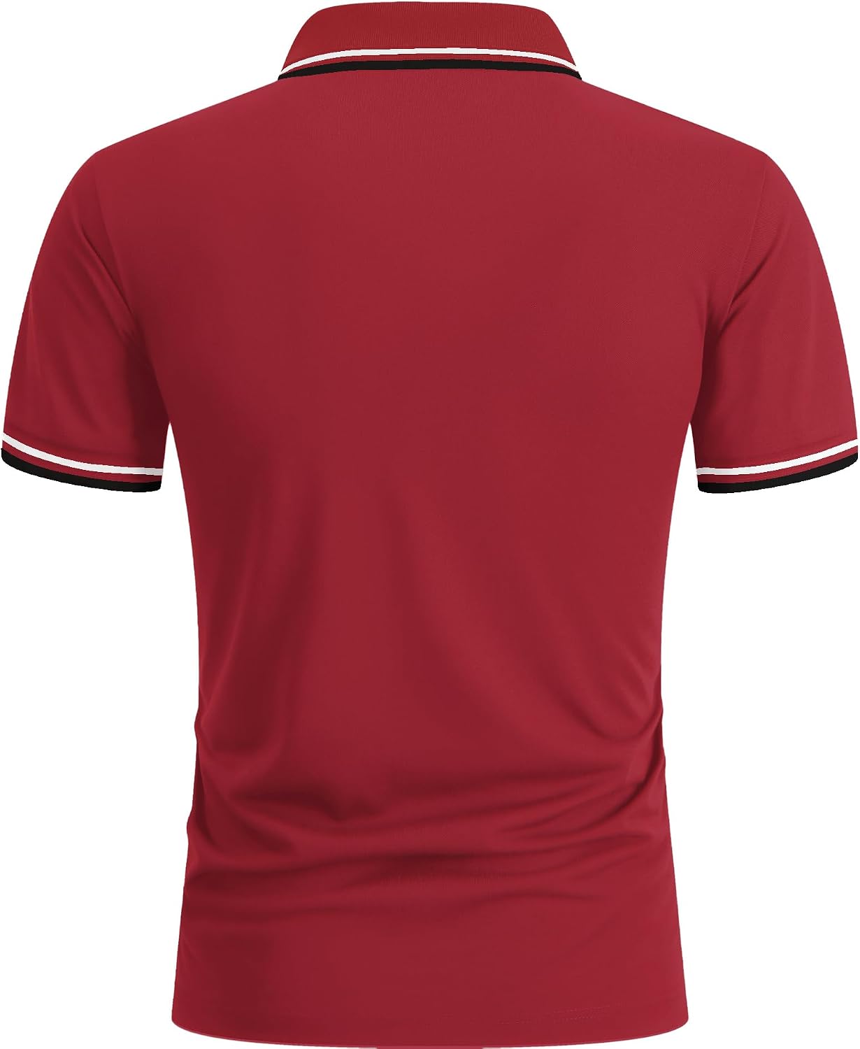 Detalle 2 de zitysport Herren-Poloshirt Kurzarm mit Brusttasche – atmungsaktives Golf Polo für Sommer & Sport
