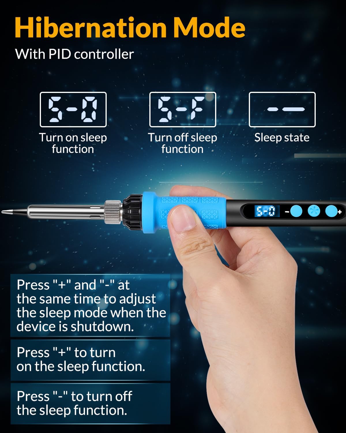 Thumbnail 5 de Soldering Iron Kit with 100W Power and Digital Temperature Control