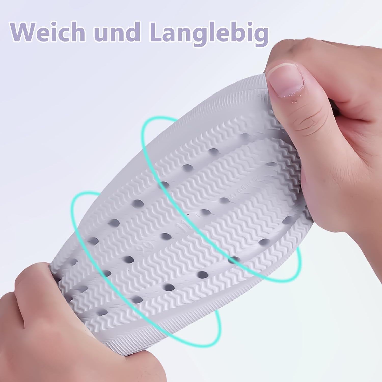 Detalle 2 de Buwege Unisex Kinder Badelatschen – Cozy Slides mit rutschfester Sohle (EU 29–37)