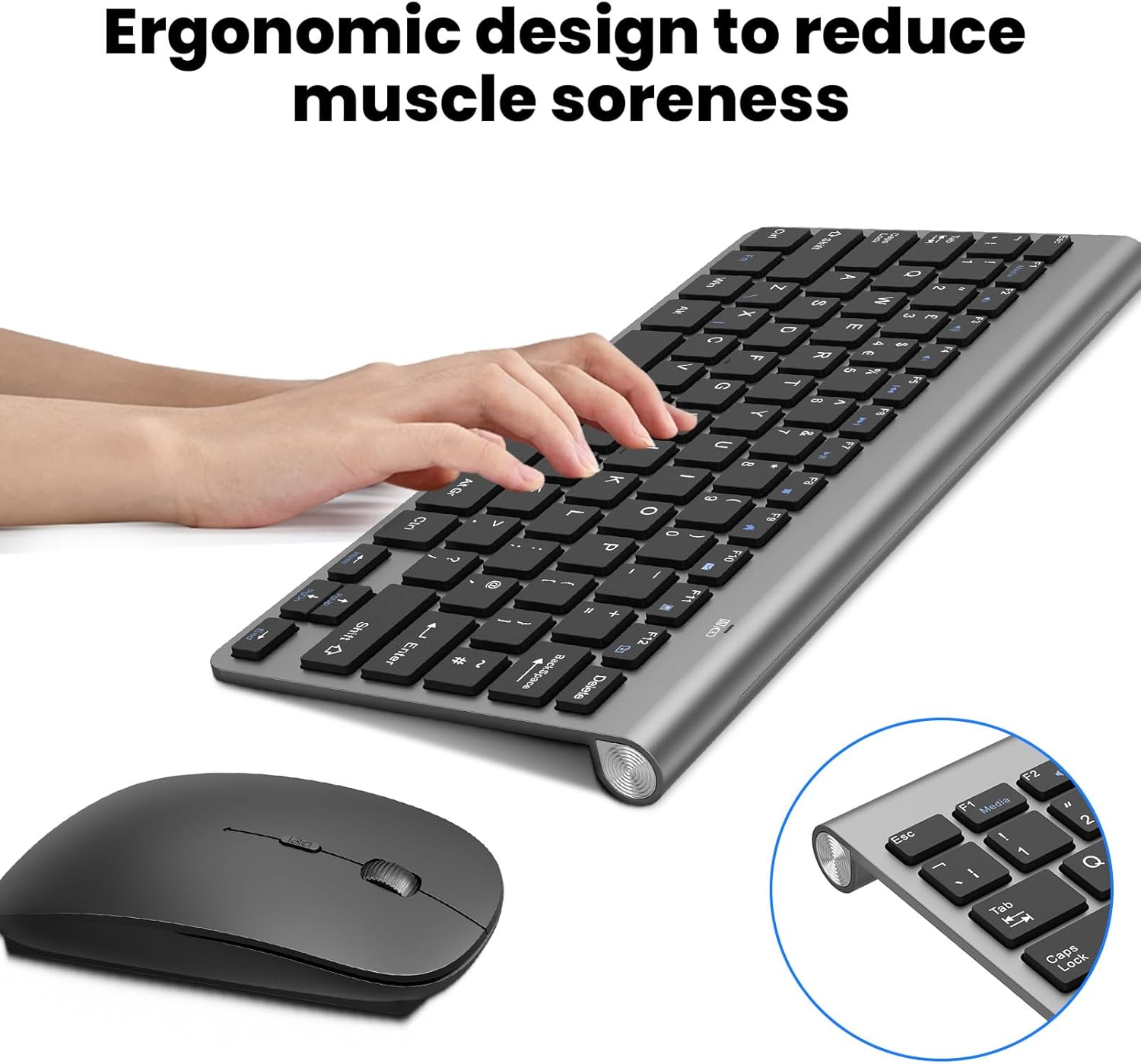 Thumbnail 4 de PINKCAT Mini Wireless Keyboard and Mouse