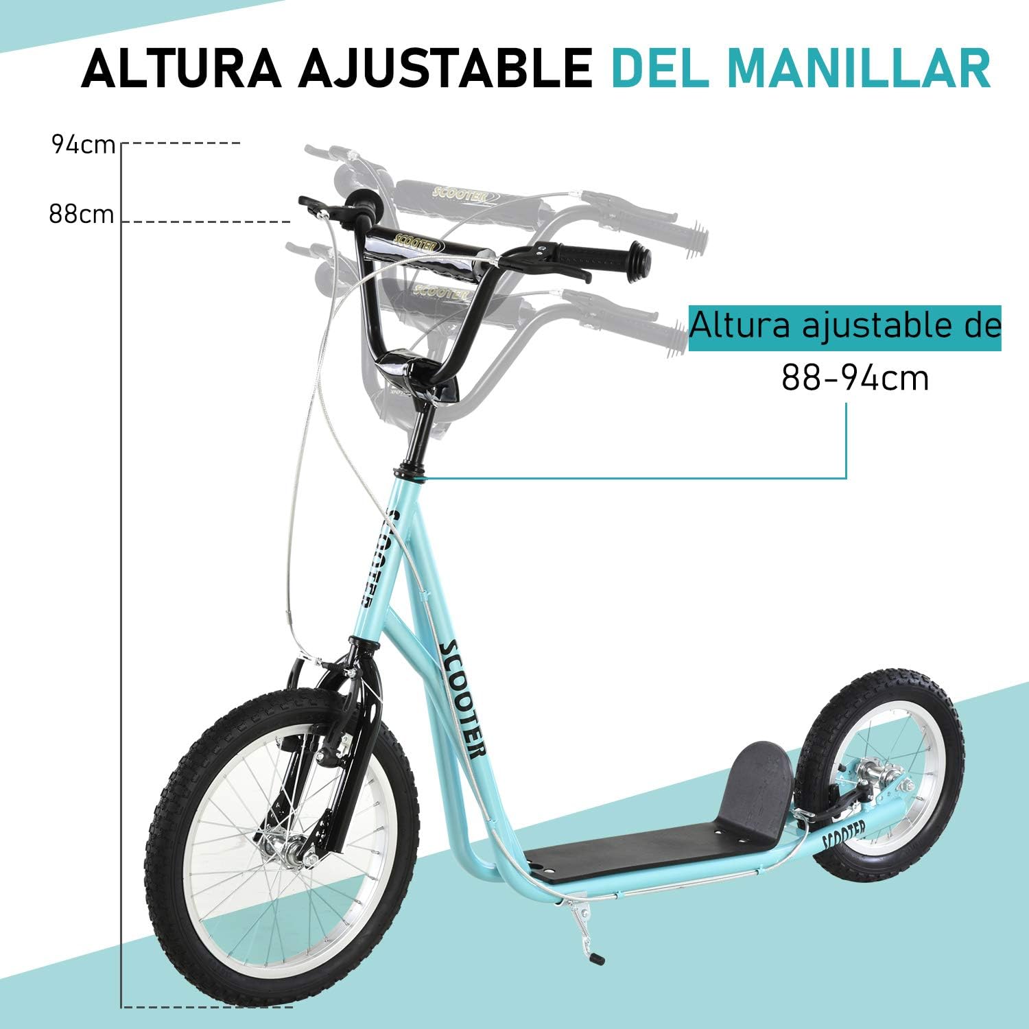 Thumbnail 4 de HOMCOM Scooter Patinete para Niños 100 kg