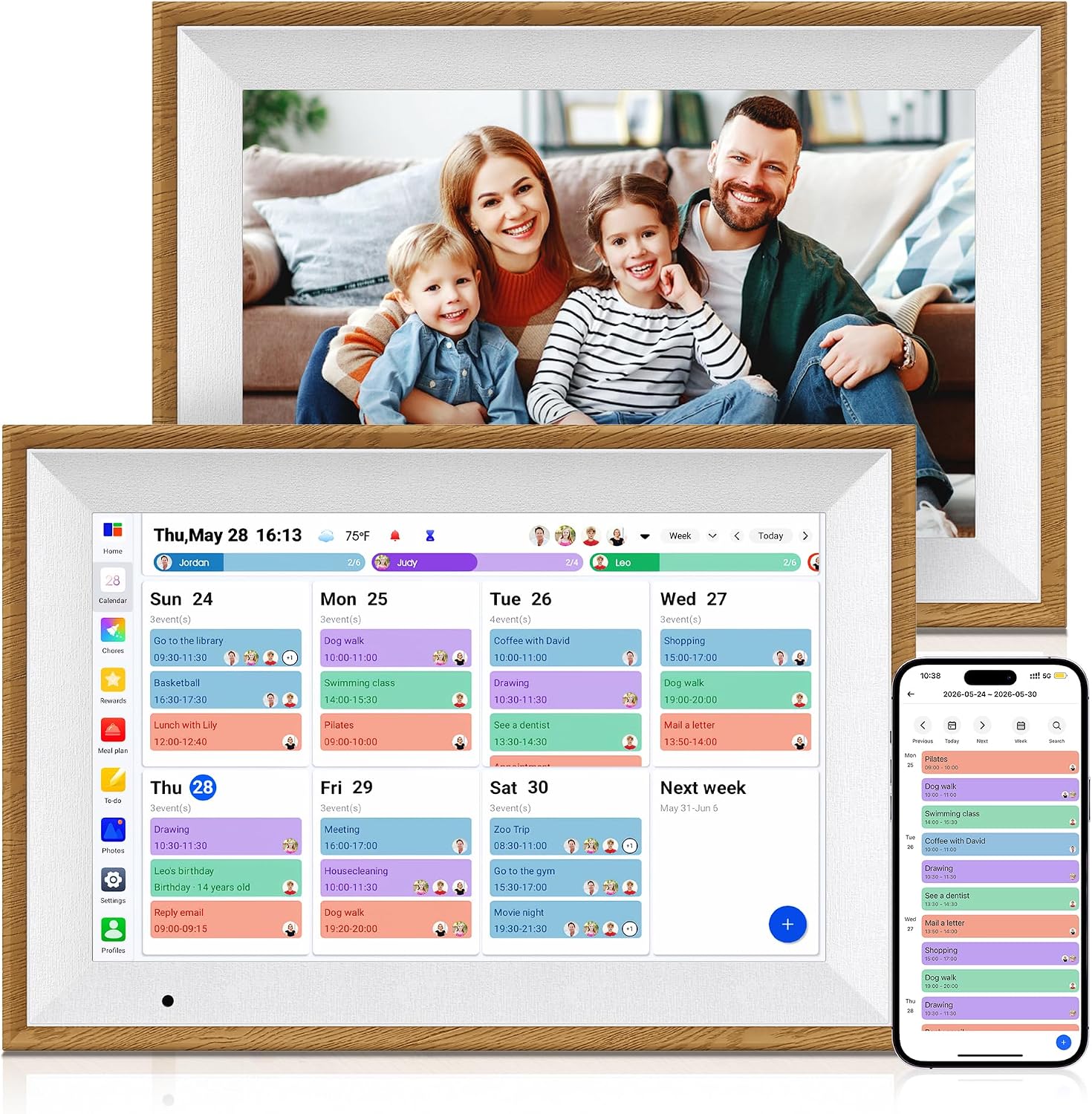 Detalle de Digital Calendar 10.1-Inch Family Planner