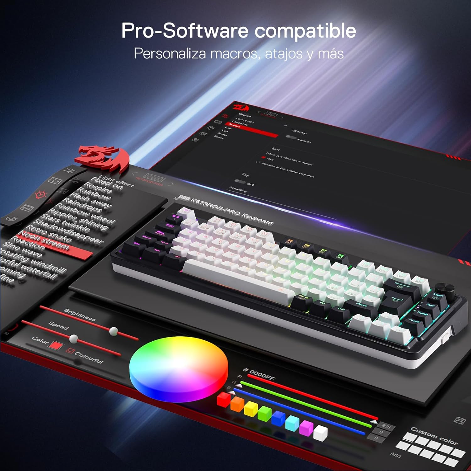 Thumbnail 6 de Redragon K673 Pro 75% Teclado mecánico
