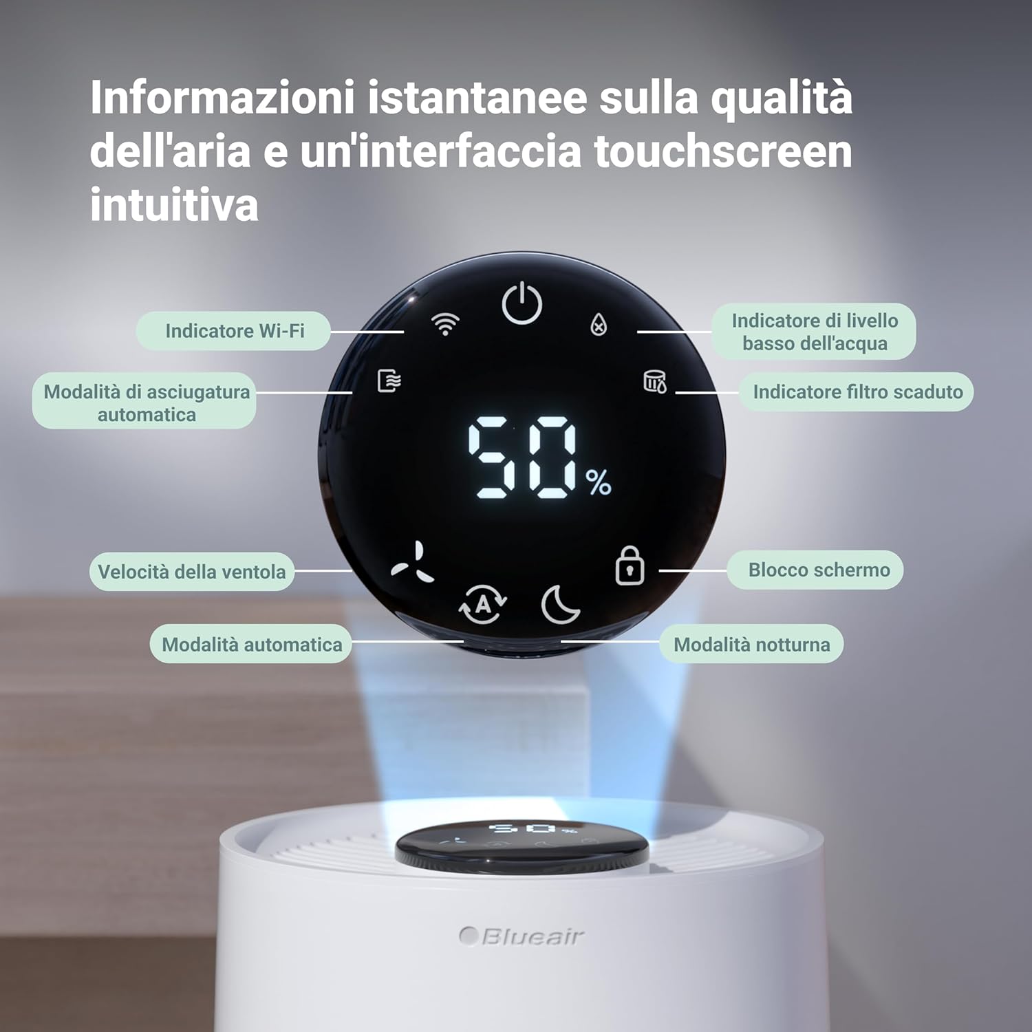 Thumbnail 6 de BLUEAIR Umidificatore Intelligente 3.5 L đź’§