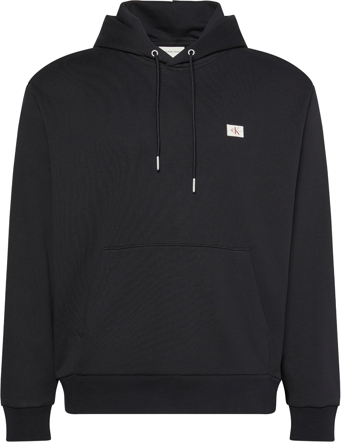 Detalle de Calvin Klein Men's 400gsm Terry Badge Hoodie