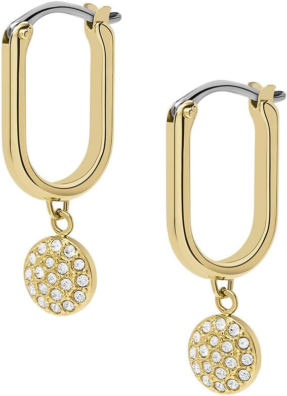 Thumbnail 4 de Fossil Sadie Glitz Disc Boucles d'oreilles