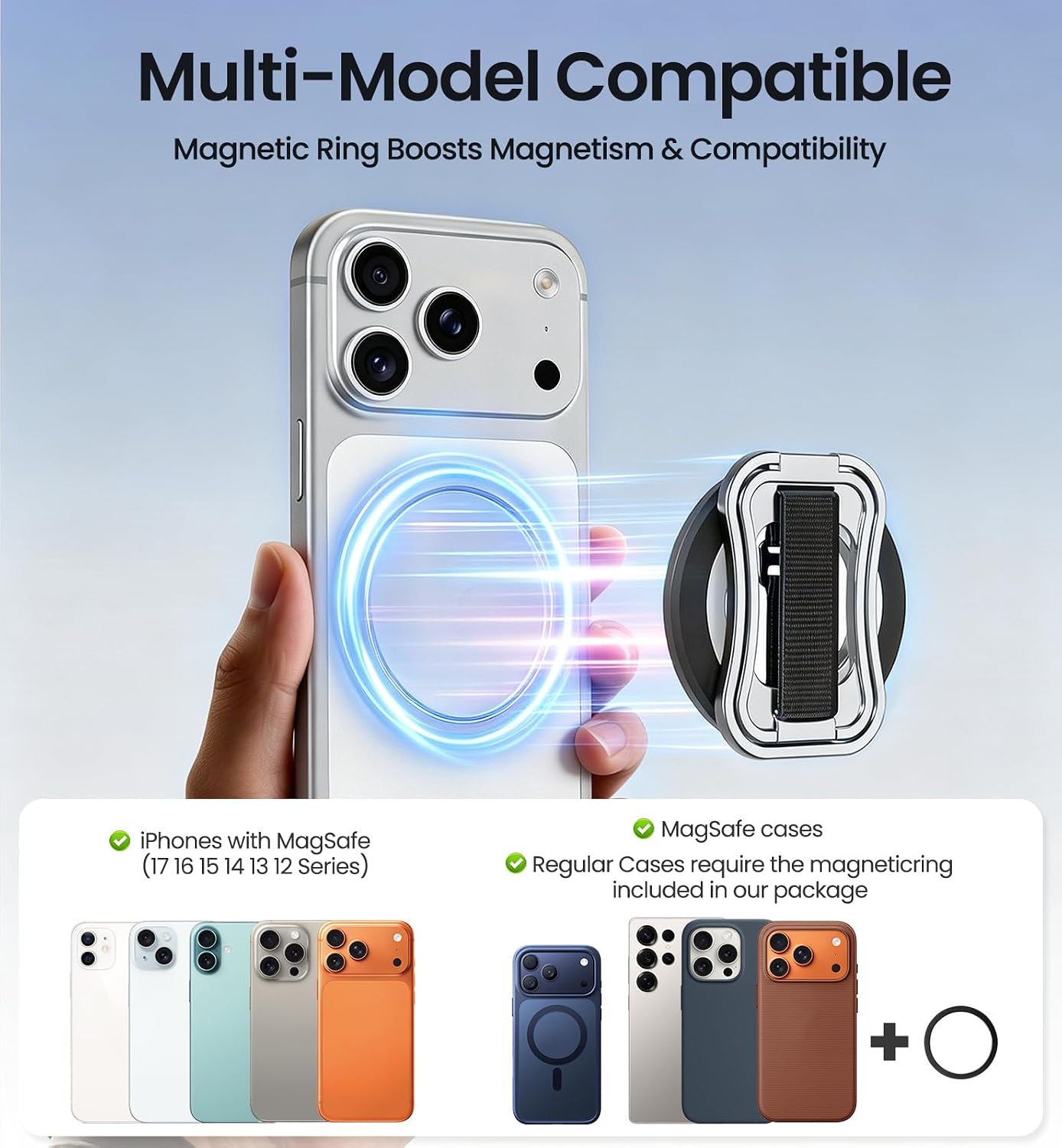 Detalle 2 de OANDYS Magnetic Phone Grip with 360° Rotation