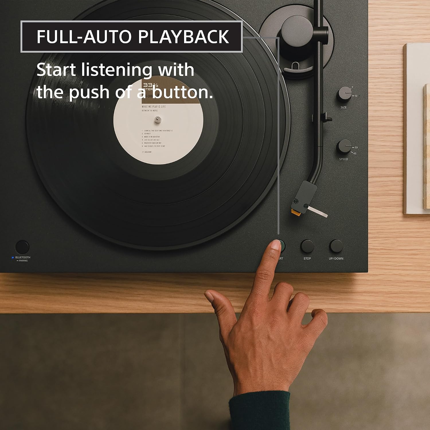 Detalle 1 de Sony turntable PS-LX5BT
