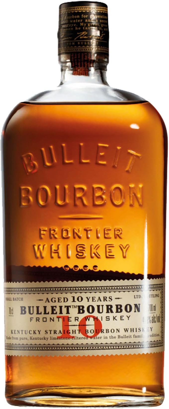 Detalle de Bulleit Bourbon 10 Años 🥃 Whisky Americano 700 ml