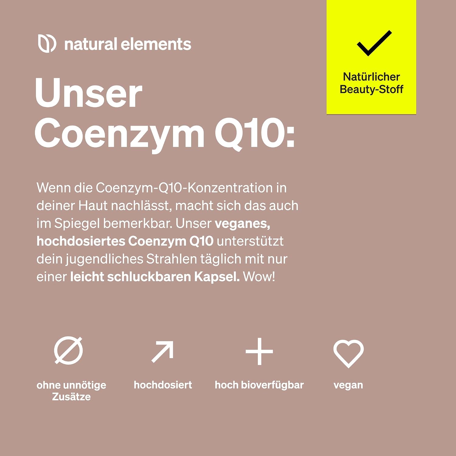 Thumbnail 2 de natural elements Coenzym Q10 200 mg Kapseln