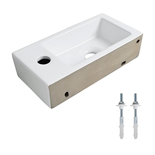 Thumbnail 6 de Ibergrif M41102-R Lavabo cerámica derecha 376×188×93 mm 🚽