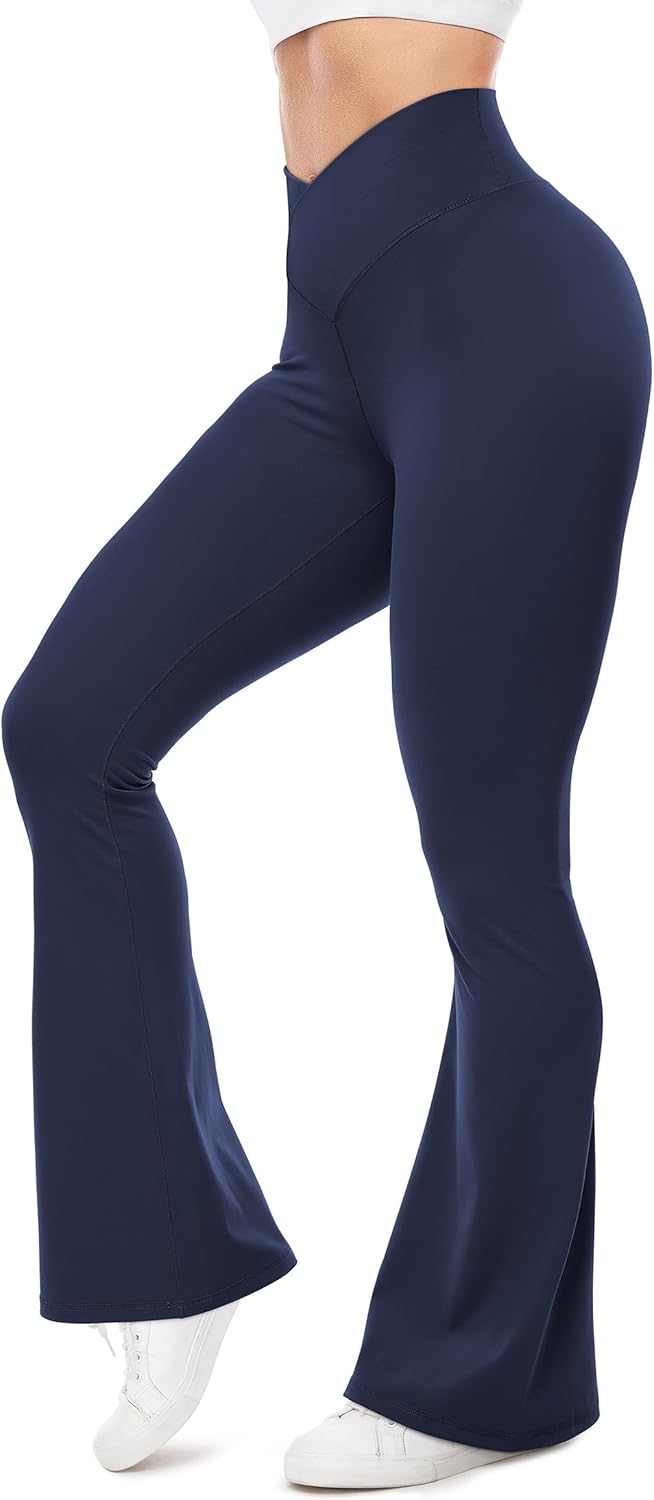 Detalle de UEU Women’s High-Waist Bootcut Yoga Leggings with 29–33" Inseam