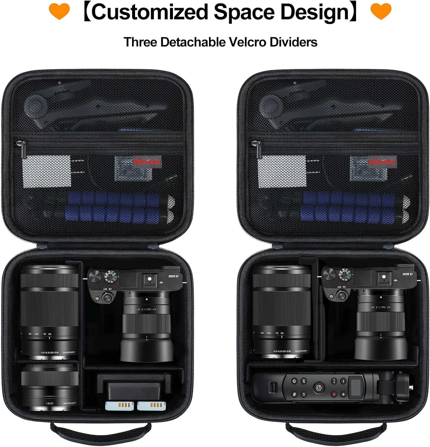 Detalle de Elonbo Carrying Case for Sony Alpha Mirrorless Cameras