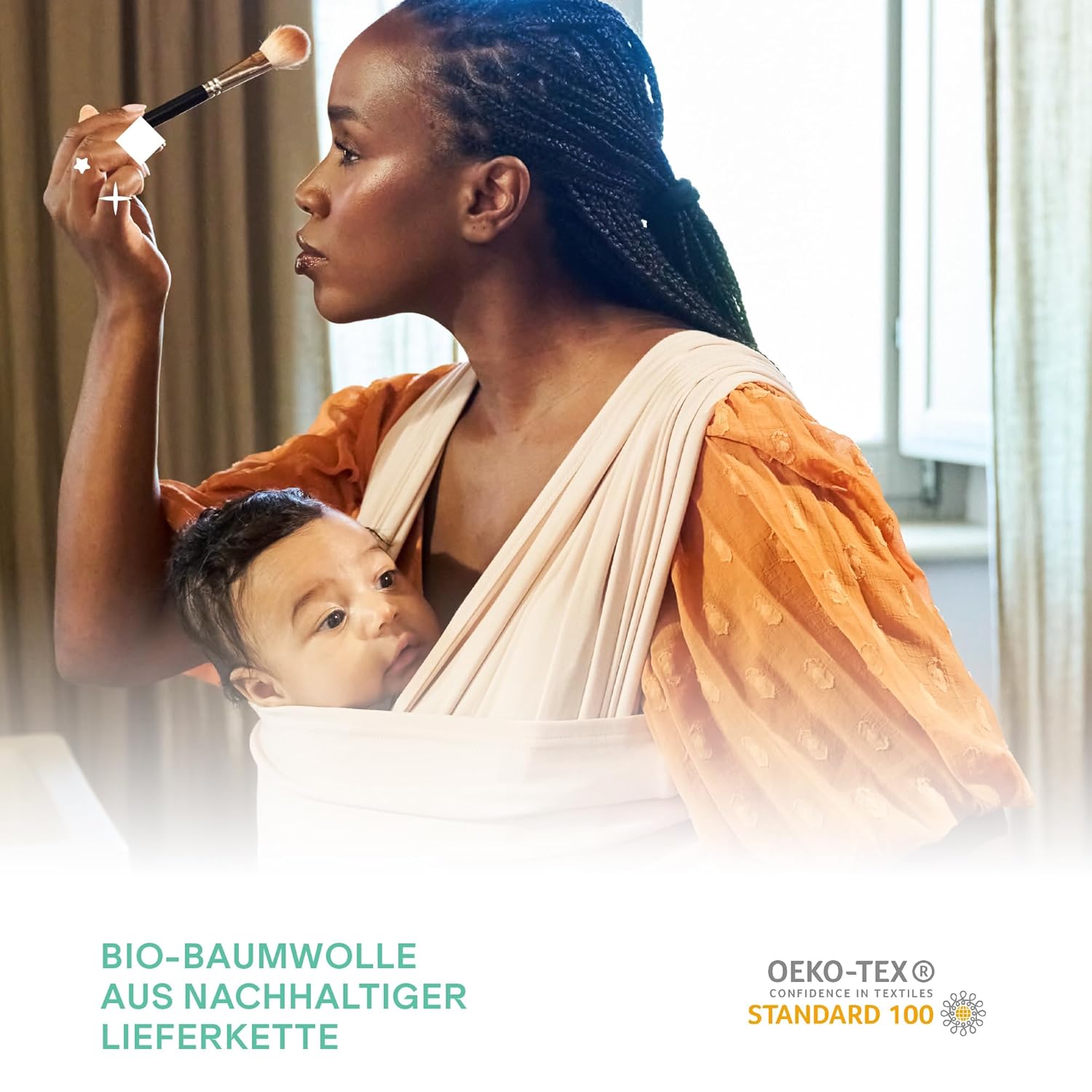 Thumbnail 2 de Koala Babycare Babytragetuch (bis 15 kg) – einfach anzuziehen, verstellbar & unisex