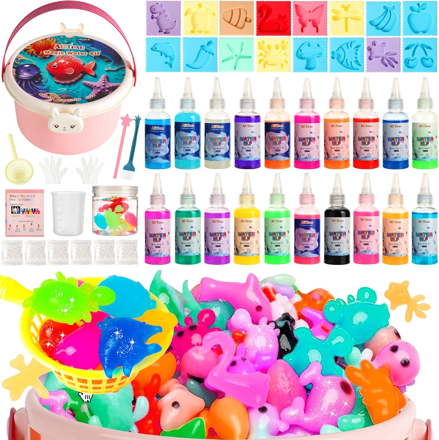 Thumbnail 6 de ARTPAR Water Gel Craft Kit, 20 Colors
