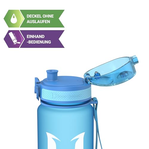 Detalle 2 de Super Sparrow Tritan-Trinkflasche 500 ml, BPA-frei und mit auslaufsicherem Deckel