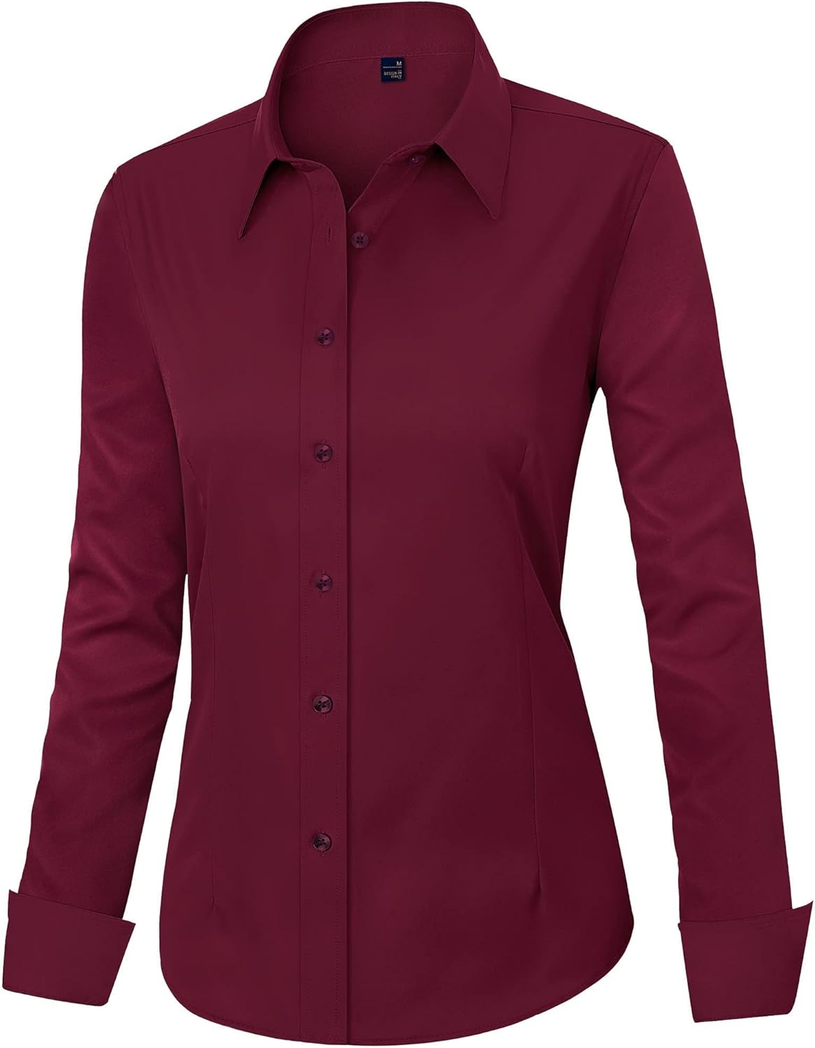 Thumbnail 4 de J.VER Damen Bluse für Casual Business mit Button-Down-Kragen, langarm (Stretch, bügelleicht)