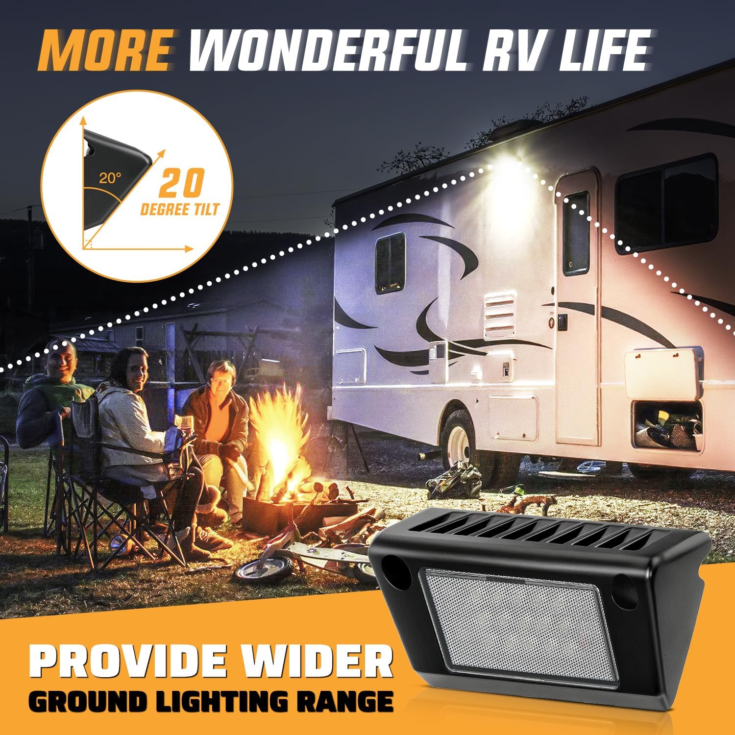 Detalle 2 de Nilight 5 Inch RV Porch Light 15W đ