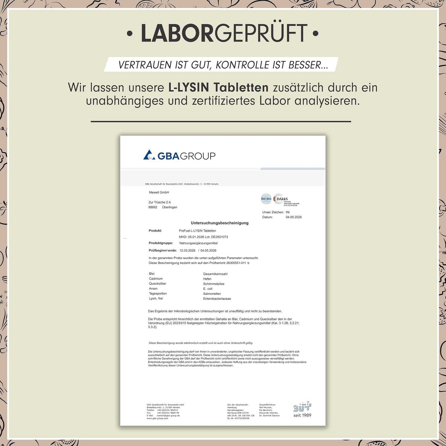 Thumbnail 4 de L-Lysin Tabletten 365 💊
