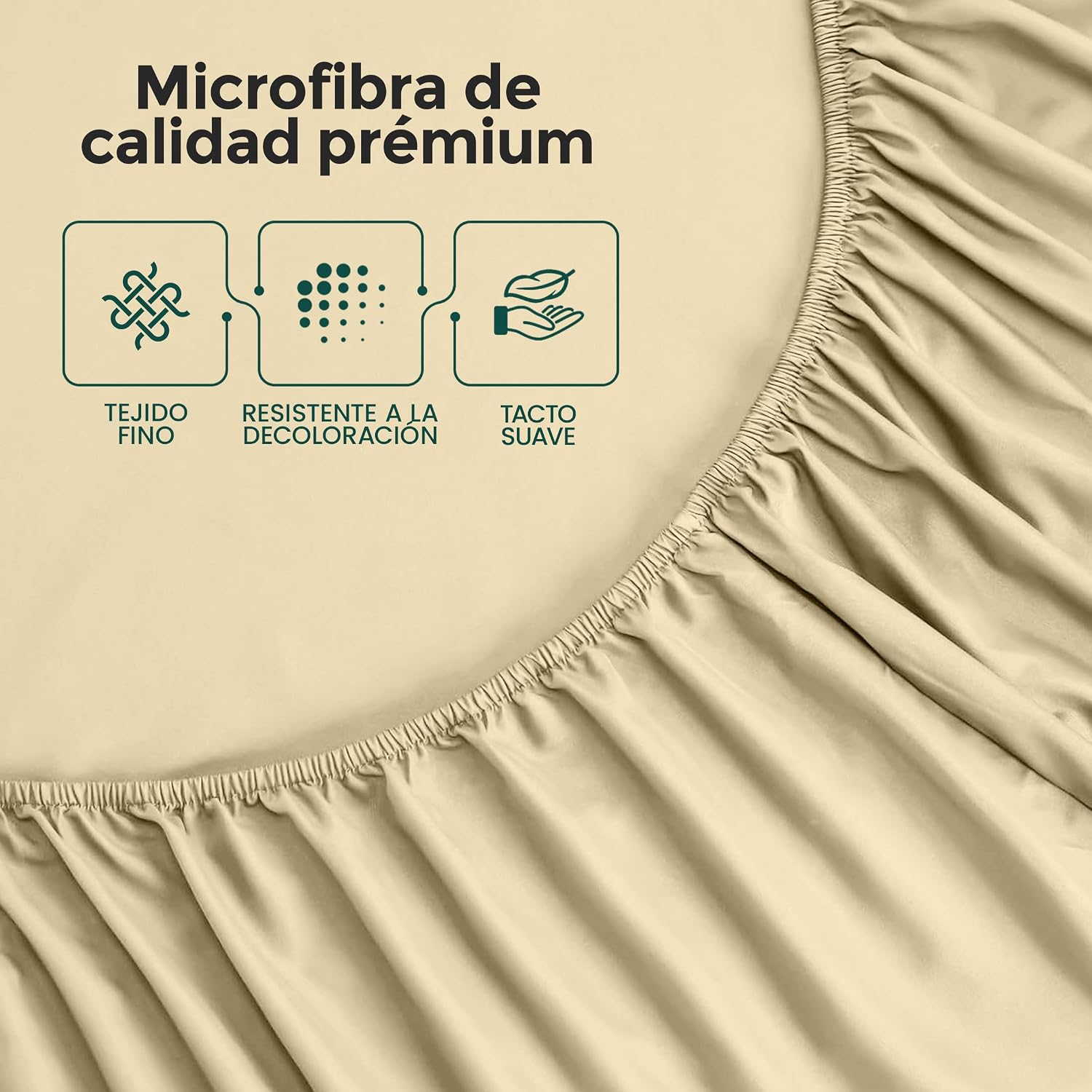 Thumbnail 5 de Utopia Bedding Sábana bajera 180x200x30 cm microfibra