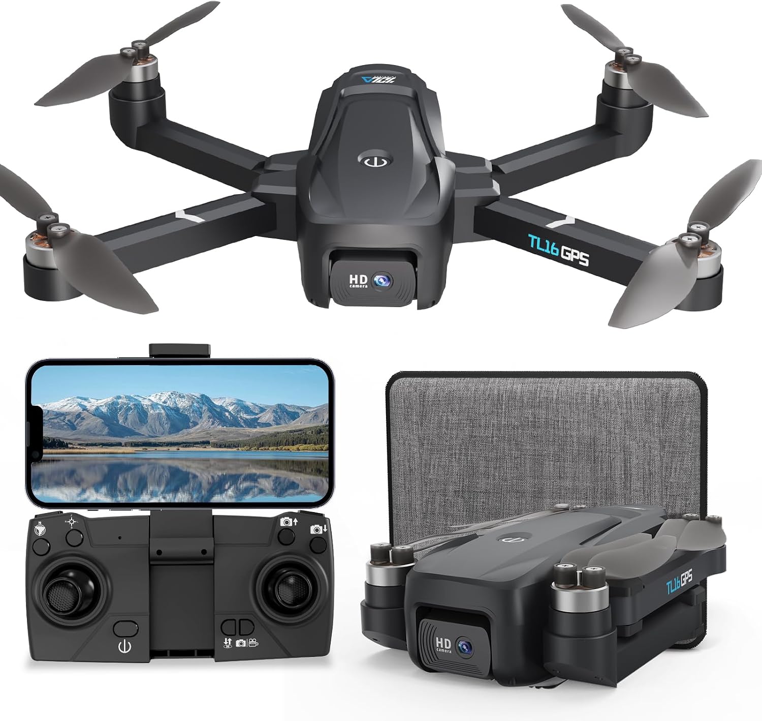 Detalle de TL16GPS 4K GPS drone with camera