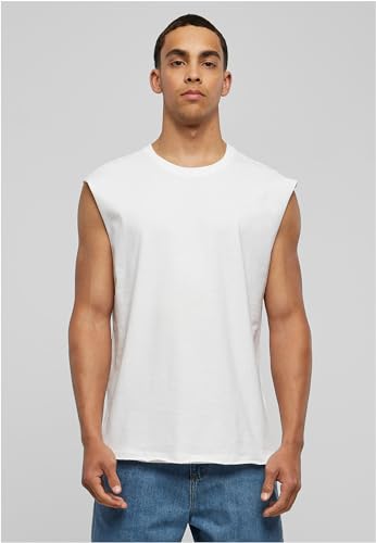 Detalle de URBAN CLASSICS Canotta Uomo Oversize – Canottiera sportiva in cotone pesante, taglie S-XXL