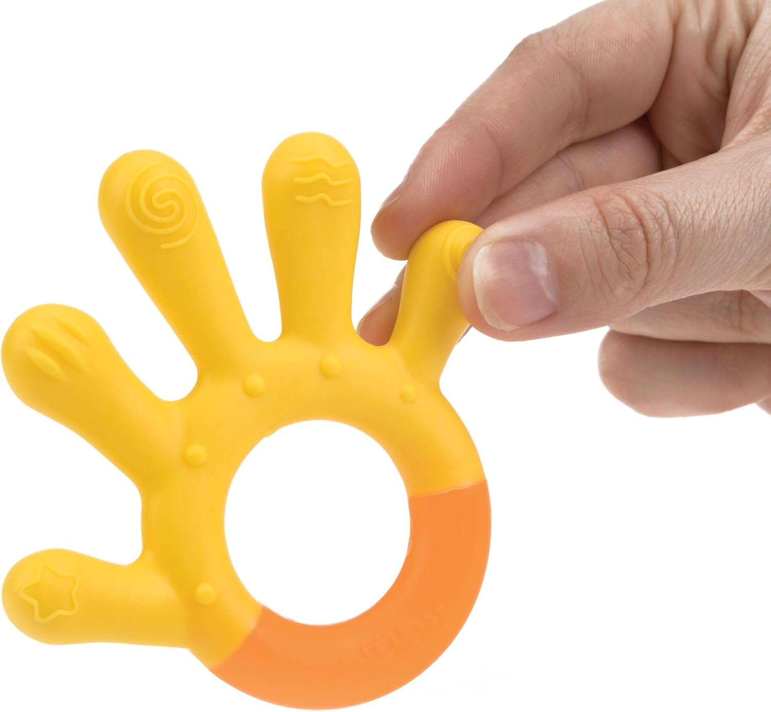 Detalle 2 de Nuby Ensemble de dentition en 3 Étapes – Lot de 3 Anneaux Texturés pour Bébé