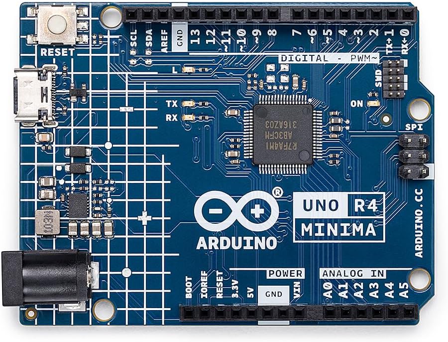 Thumbnail 1 de Arduino UNO R4 Minima ABX00080 コントローラーボード、Renesas RA4M1・USB-C・CAN・12ビットDAC