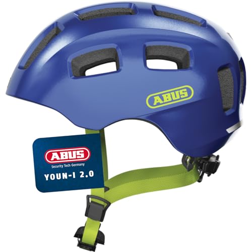 Detalle de ABUS Youn-I 2.0 Fahrradhelm, Blau (Funkeln), Größe S