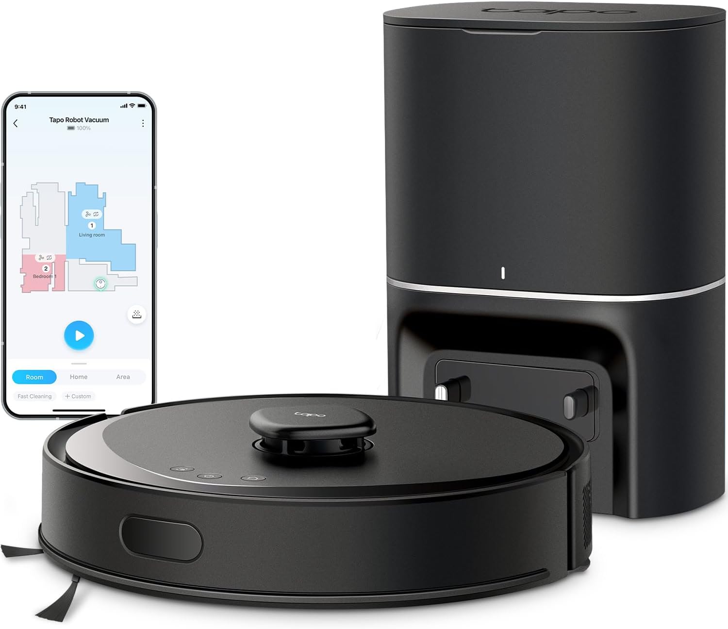 Detalle de Tapo RV30 Max Plus Robot Vacuum 5300Pa