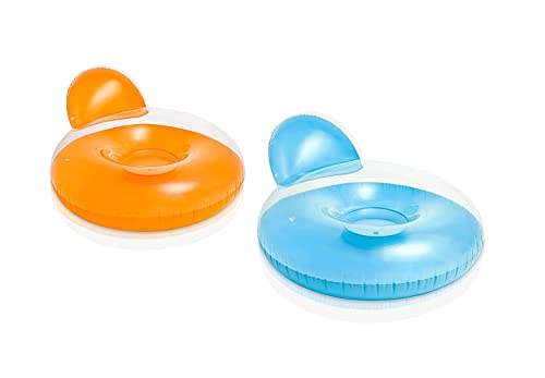 Detalle de Intex 58889EU – Sillón‑almohada hinchable con espalda (colores aleatorios)