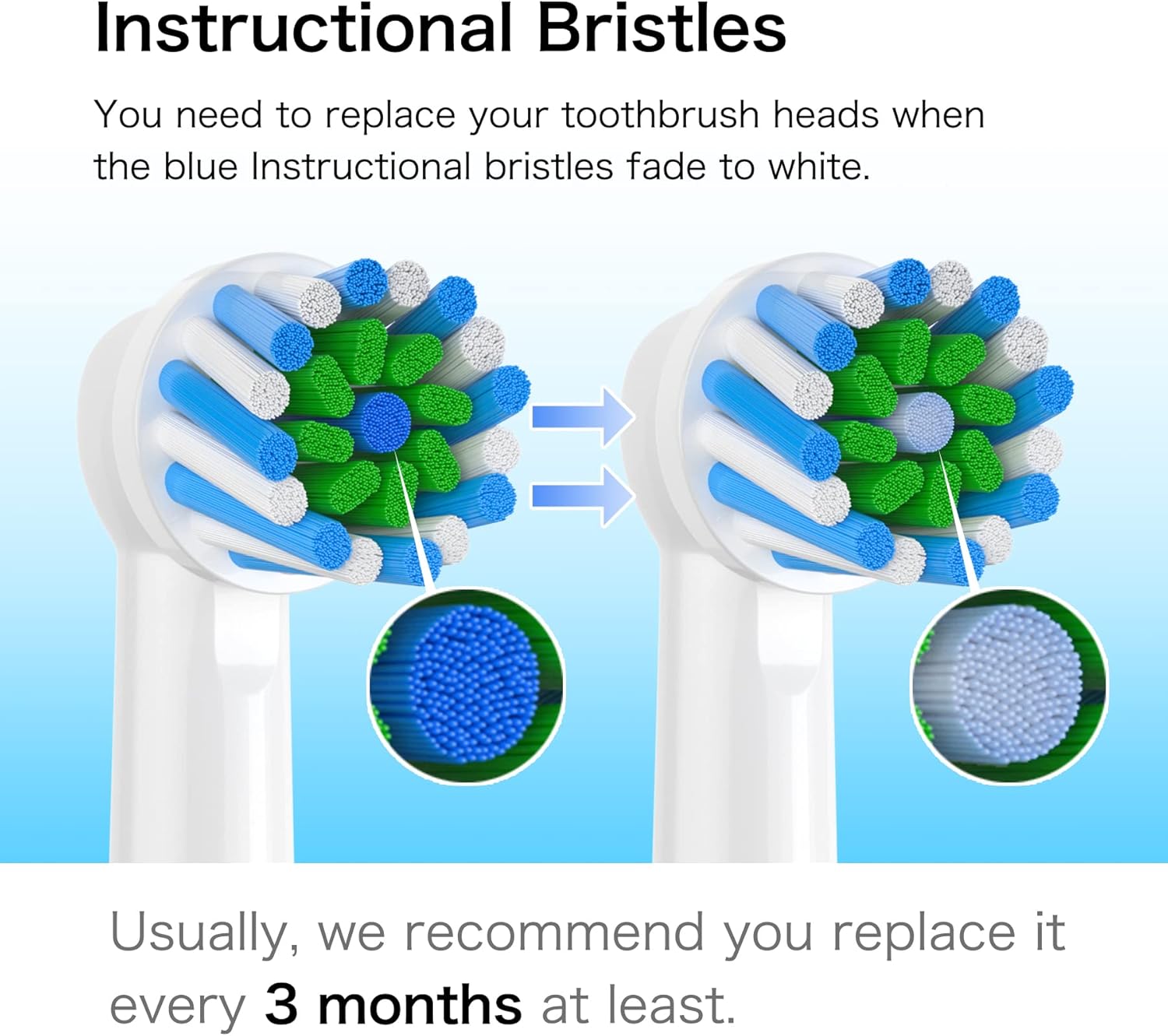 Thumbnail 5 de Sulkiwe Toothbrush Head Compatible with Braun Oral-B Electric Toothbrushes — 8-Piece Set (2 Cross, 2 Precision, 2 Sensitive, 2 Floss Clean)