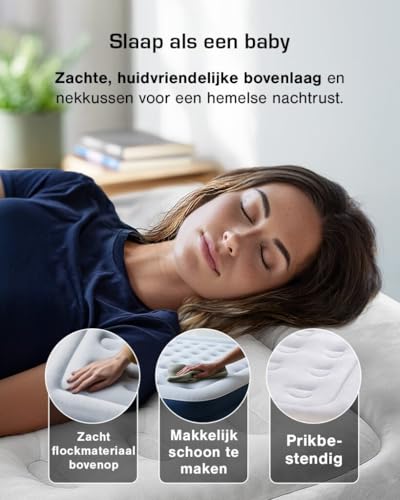 Thumbnail 7 de Active Era Matelas Gonflable 2 Personnes 152×203×35,5 cm — Confort Max, Pompe Électrique Intégrée