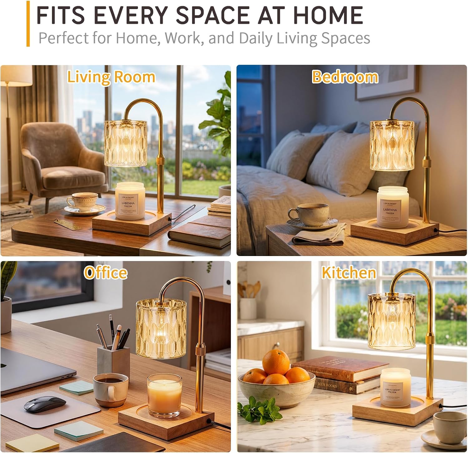 Thumbnail 6 de Candle Warmer Lamp with 3 Bulbs 50W