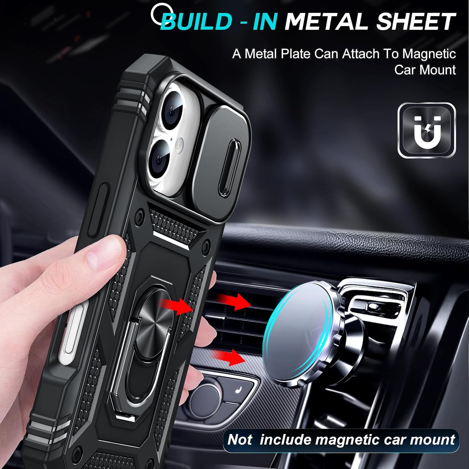 Thumbnail 4 de LeYi iPhone 16 Case 360° Protection