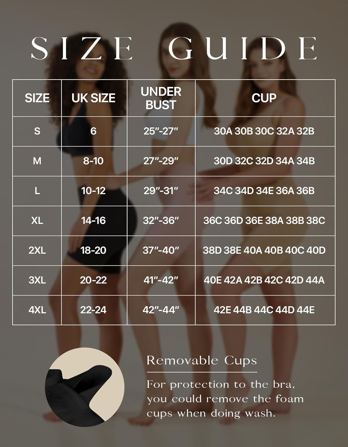 Thumbnail 5 de SIMIYA Super Comfort Bra – non-wired, stretch sleep & sports bra with removable pads (plus size)